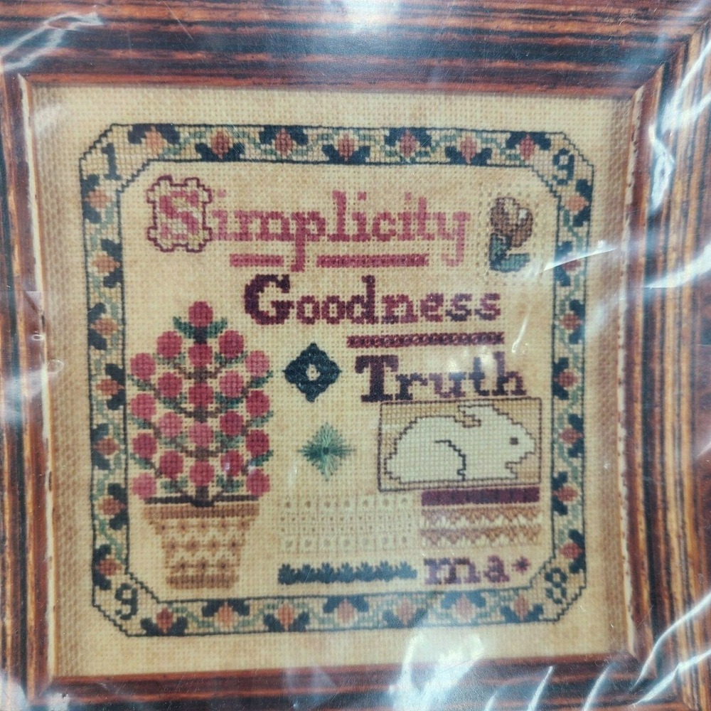 The Hearts Content Kit Simplicity Goodness Truth Maureen Appleton 1998 Vtg New